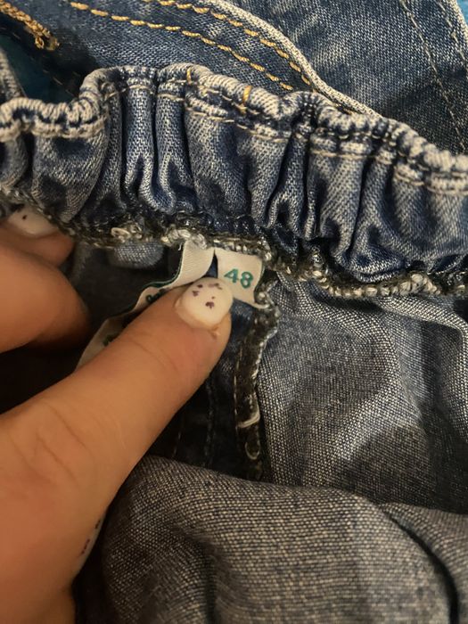 Джинсовый сарафан для беременных