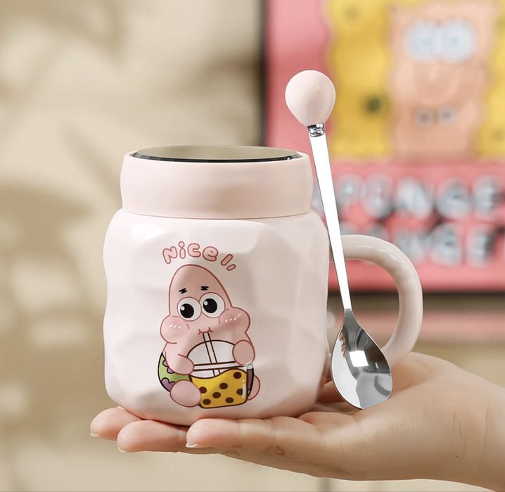 Продам термокружка губка боб SpongeBob ,на подарунок/ патрик/ спанч боб