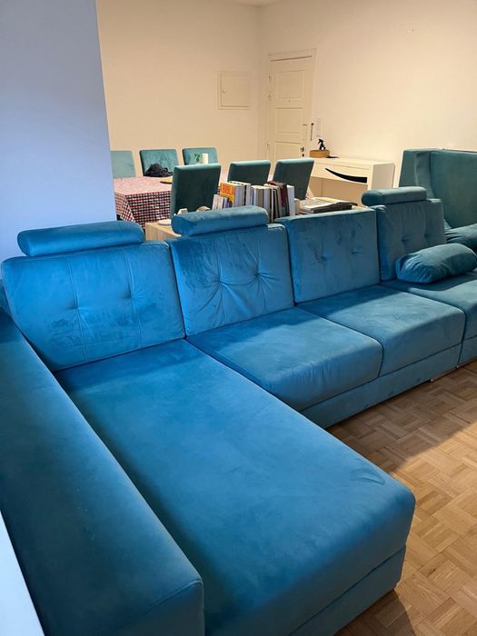 Sofa longo 6 lugares com chase