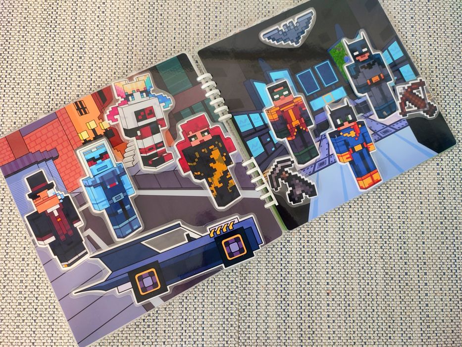 Майнкрафт альбом на липучках. Minecraft