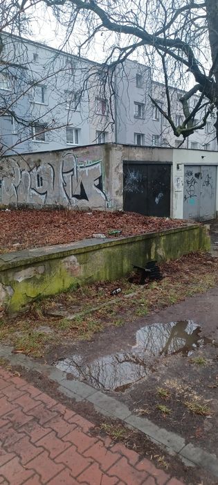 Zabrze stadion garaż murowany