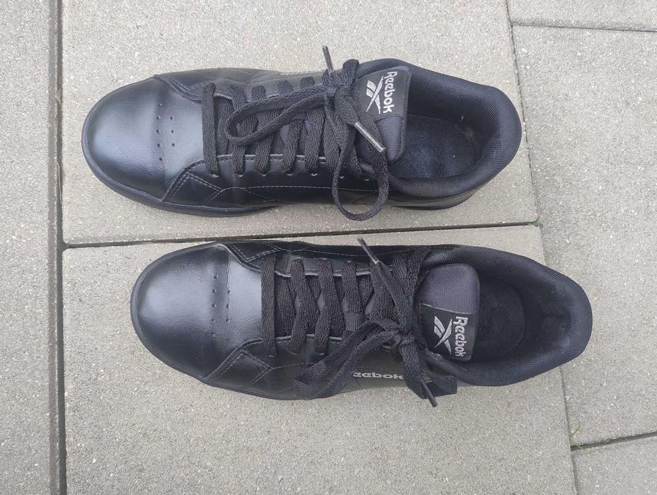 Reebok buty sportowe czarne 39 model Court Clean 100074382