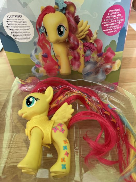 коллекционная фигурка My Little Pony — Пони-модница Флаттершай Делюкс из серии Rainbow Power от бренда Hasbro