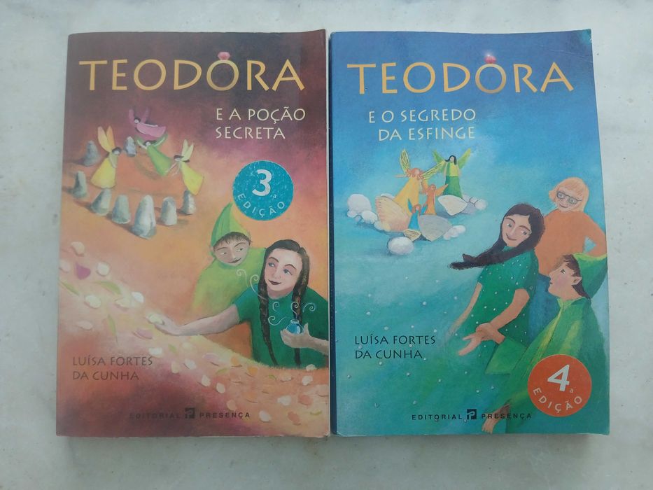 Livros Teodora e a poção secreta+Teodora e o segredo da esfinge