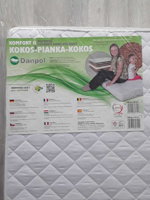 Materace dziecięcy Danpol KOMFORT II