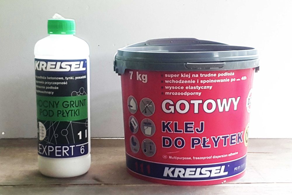 Zestaw gotowy klej Kreisel 111 + mocny grunt Kreisel Expert 6