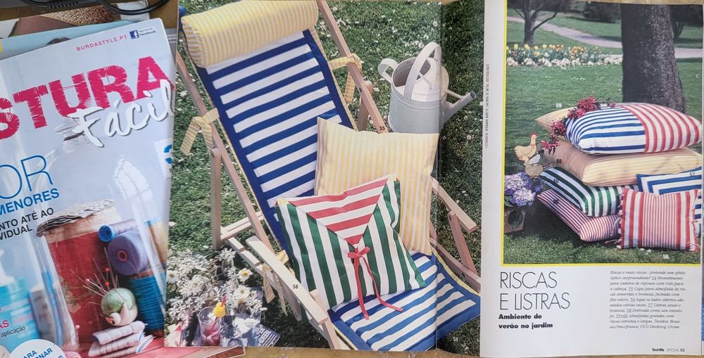 Burda Costura Fácil e Burda Almofadas