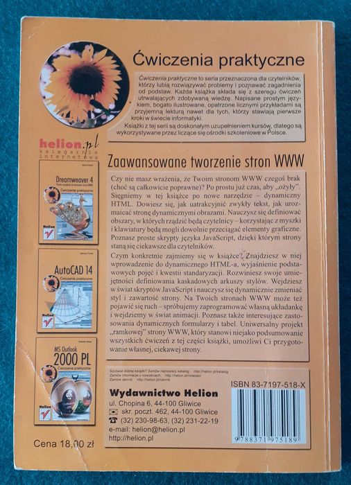 Zaawansowane tworzenie stron WWW ćwiczenia praktyczne -M. Sokół HELION