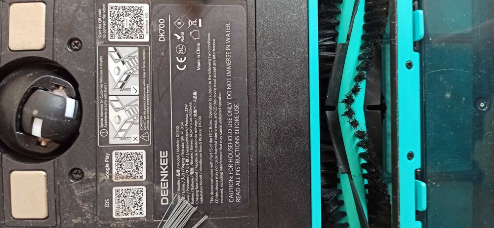 Odkurzacz robot sprzątający deenkee dk700 uszkodzony