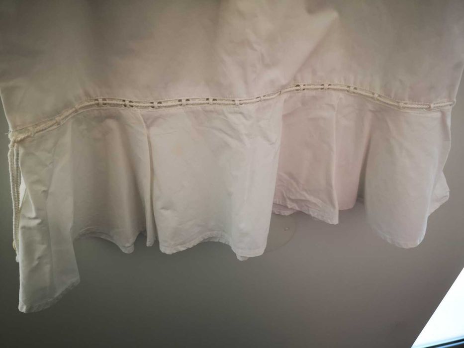 Vestido Branco Verão - com peito bordado - Sfera - 10 Anos