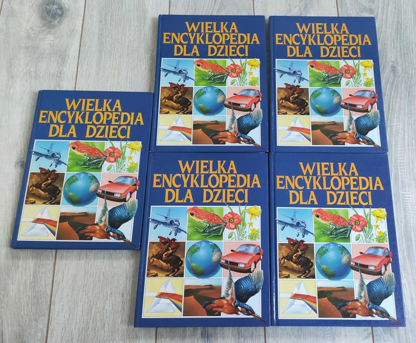 Wielka Encyklopedia Dla Dzieci Tom 1 2 3 4 5, Muza S. A. 1993