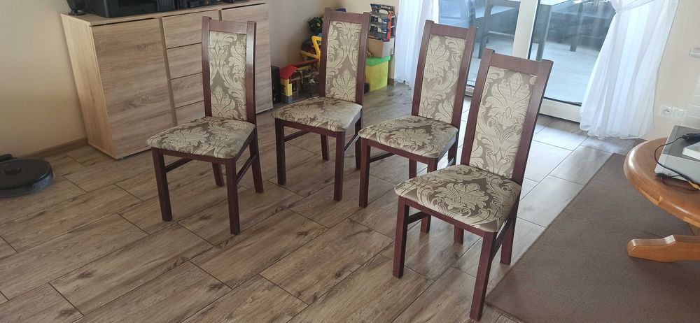 Krzesła Aga do jadalni, salonu - 4szt Mahoń - możliwy dowóz do 50km
