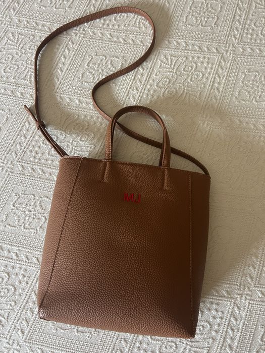 Mala Camel com inicias MJ