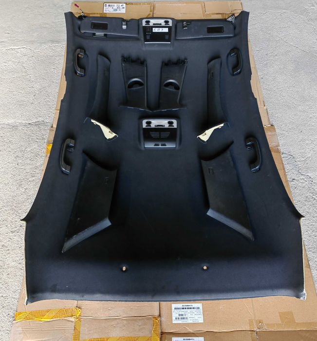 Forro teto/cúpula preta e acessórios pack M BMW Serie 1 E87