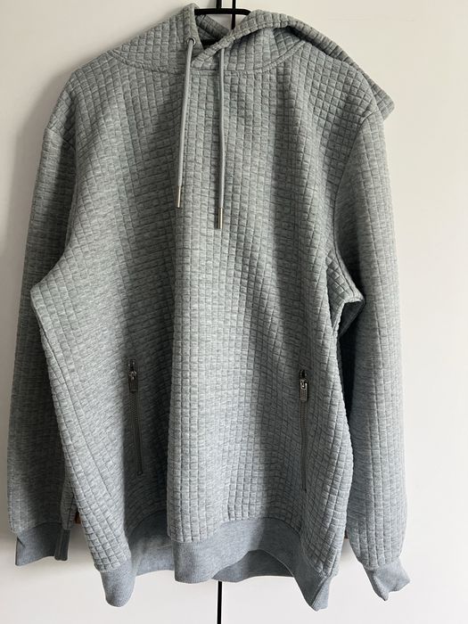 Szara bluza meska pikowana