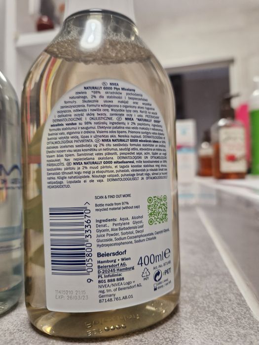 Płyny micelarne Nivea