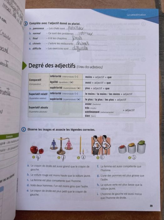 Livro apoio escolar Francês 3° ciclo