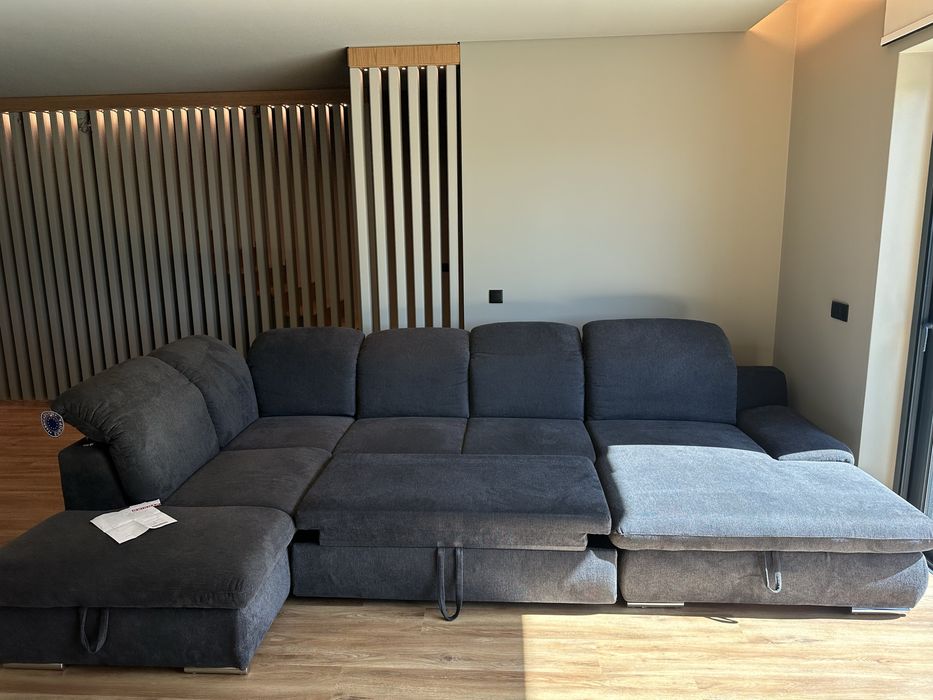 Sofá NOVO a estrear 352x212cm (modular, com espaço para arrumos)