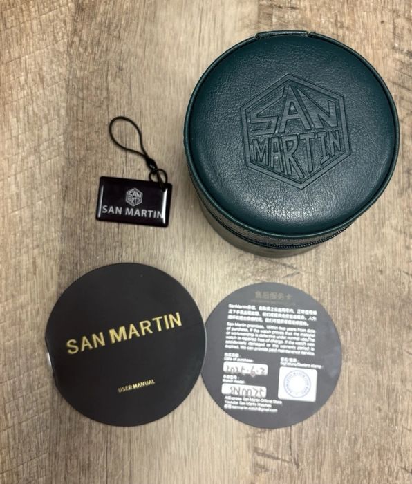 Чоловічий механічний годинник San Martin SN0075-GC
