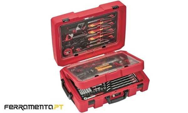 Mala com 118 Ferramentas Teng Tools SCE1