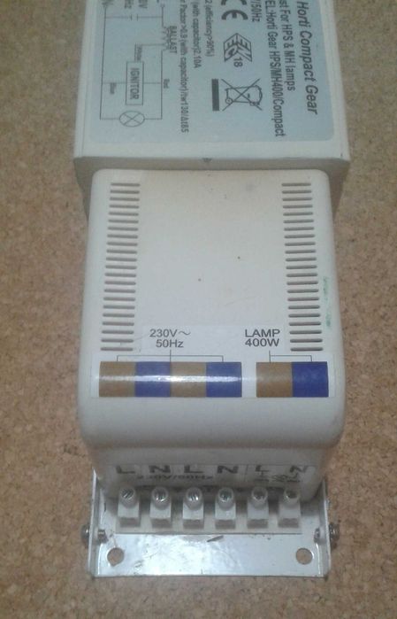 Transformador - Balastro - Refletores - electricidade