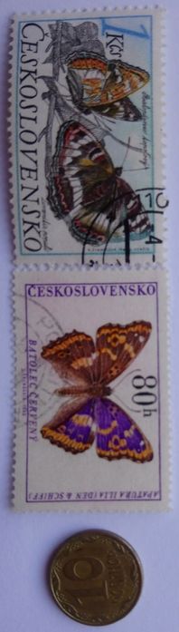 Почтовые марки поштучно и коллекцией. Бабочки #butterfly