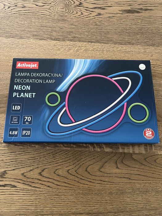 Neon LED Activejet neonowa planeta