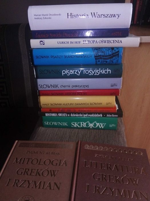 Mitologia i inne Książki - zbiór różnych pozycji