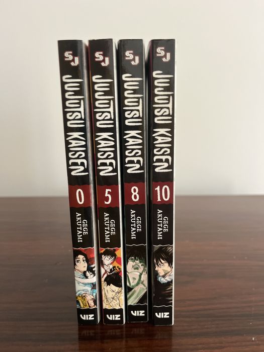 Manga- Jujutsu Kaisen Vol. 0,5,8,10