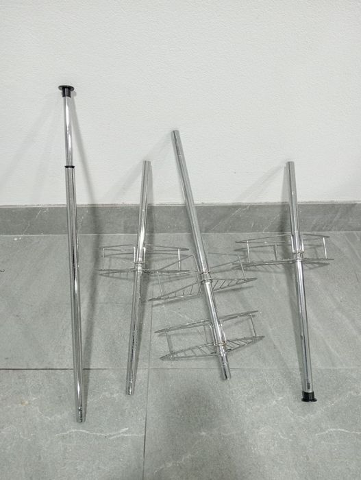 0. Estante de chuveiro extensível (bom estado)