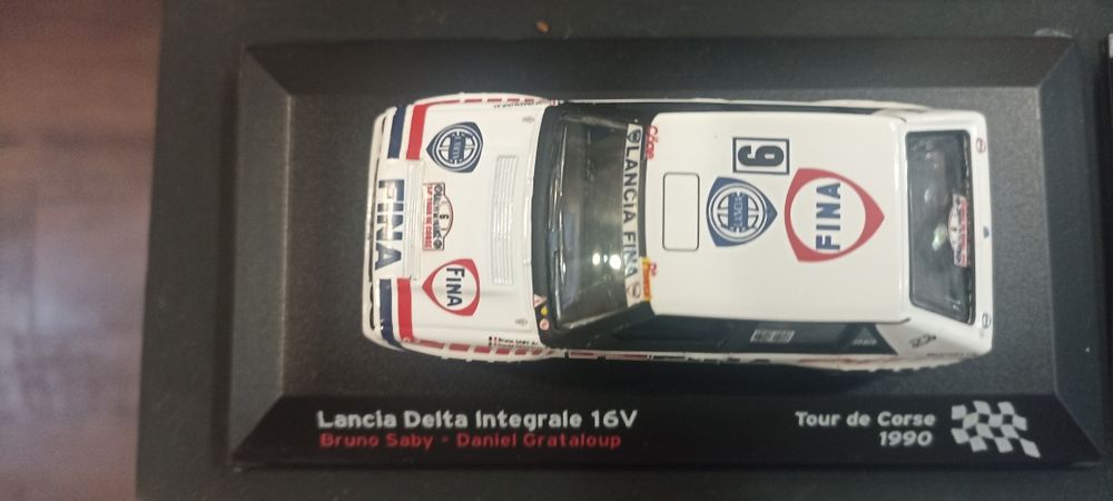 Coleção de carros miniatura rally