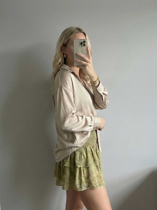 SISSEL edelbo spódniczka spódnica jedwabna 100% silk boho