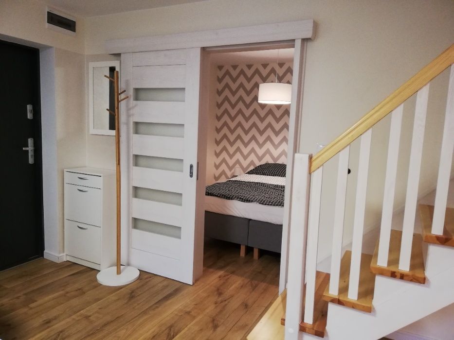 Mazury - apartamenty 4-8 os. jezioro łowisko plaża las