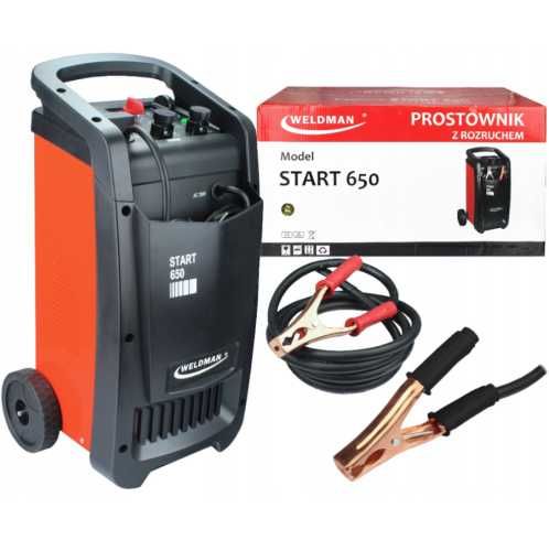 WELDMAN START 650 - Prostownik z rozruchem 12/24V EM-AUDIO Tomaszów Lub Wysyłka gratis! Dealer Weldman