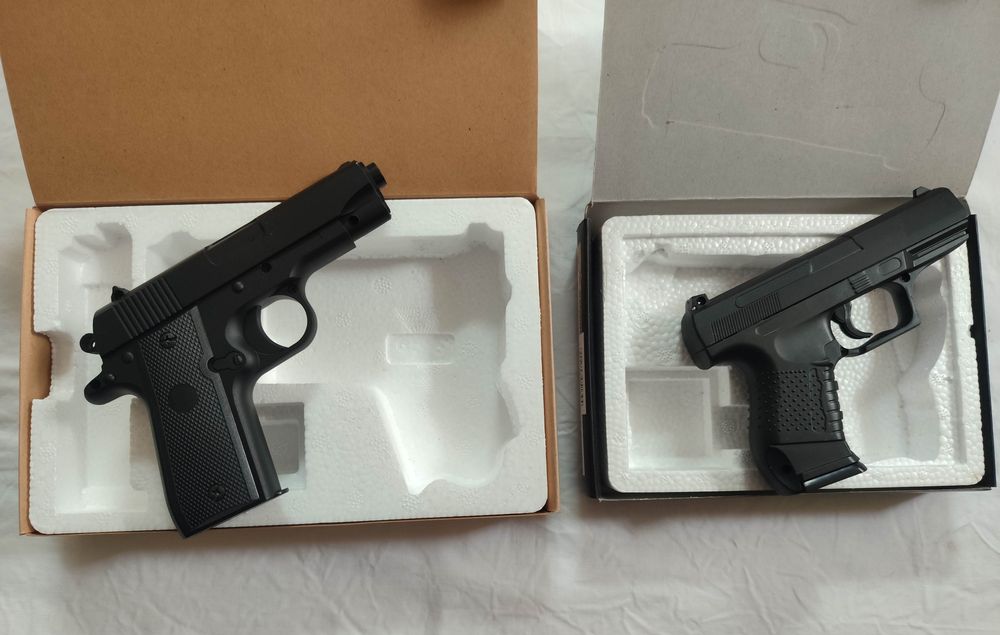 Shotgun e Pistola de MOLA nova Airsoft