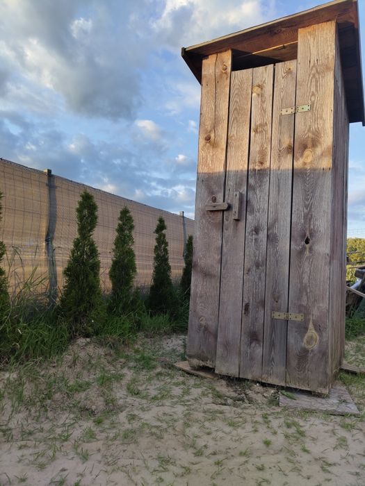 WC wychodek toaleta na budowę