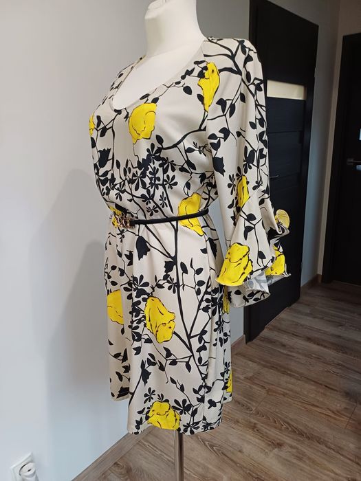 Letnia sukienka viskoza Made in Italy  rozm M/L.