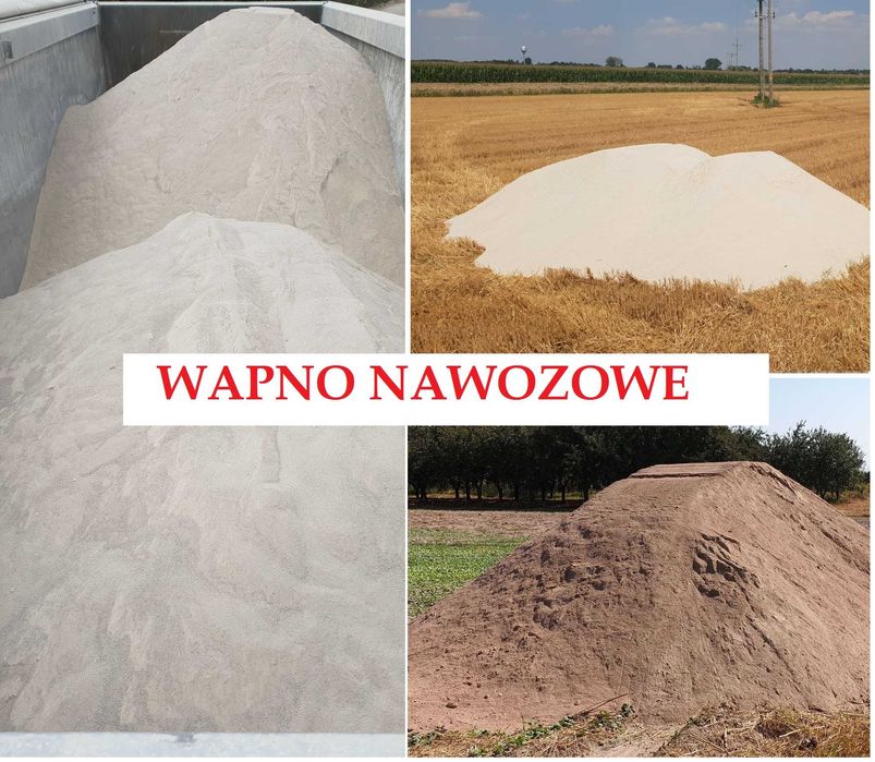 Wapno Nawozowe Węglanowe, Magnezowe, Kreda - na Obfite Plony - ATESTY!