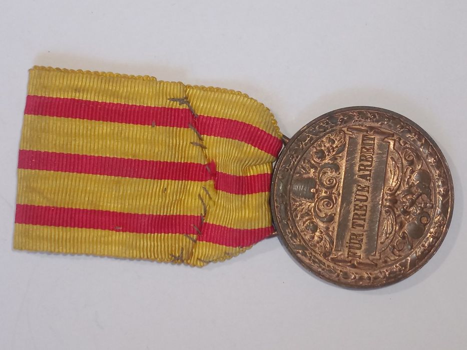 Medal grossherzog Friedrich von Baden Für Treue Arbeit