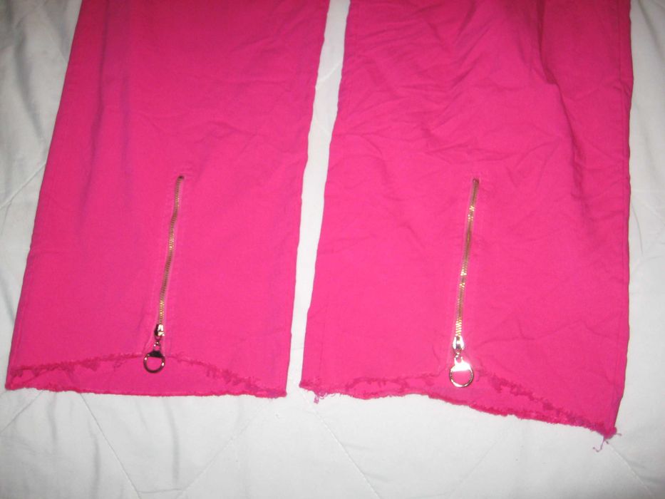 spodnie damskie różowe bardzo duże pas 40-140cm 4xl 5xl 6xl 7xl