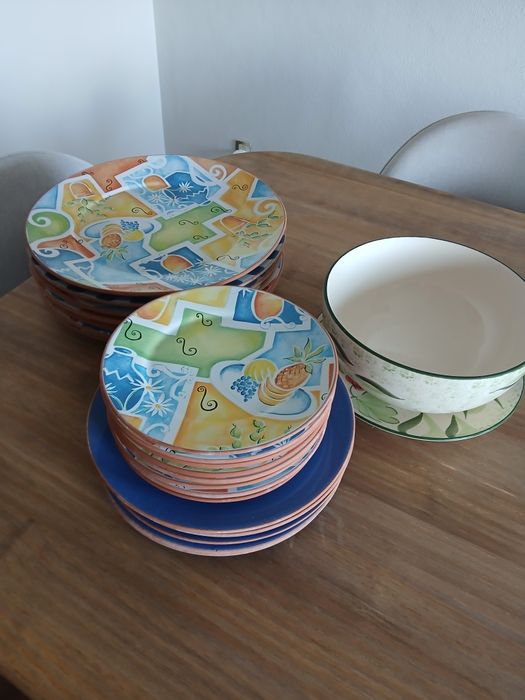 Conjunto de 23 Peças de Barro