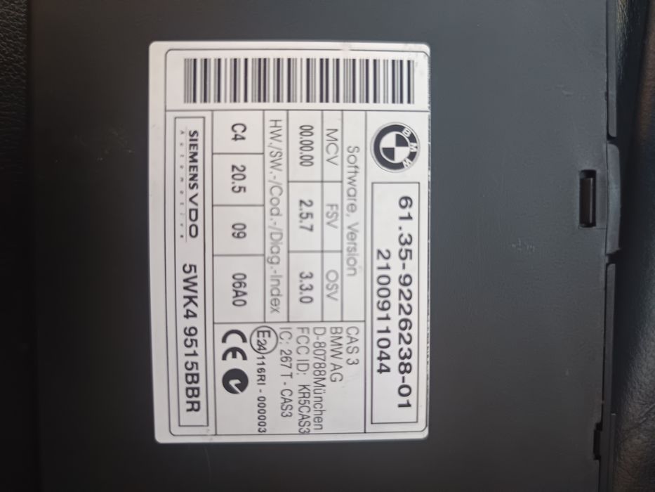 Módulo centralina nova BMW e91