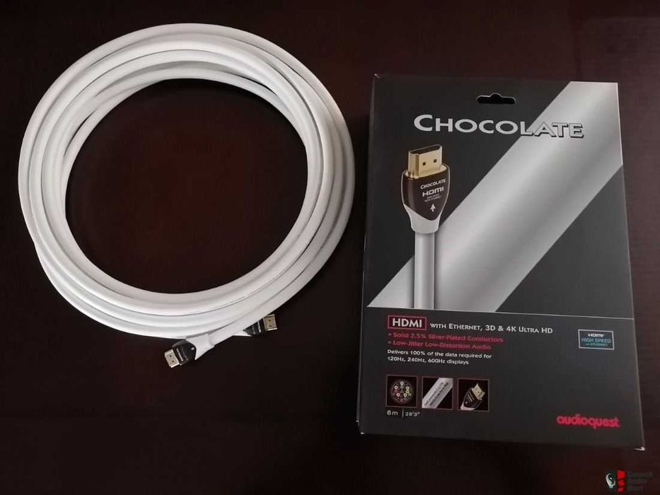 Cabo HDMI Audioquest 8 metros  Chocolate