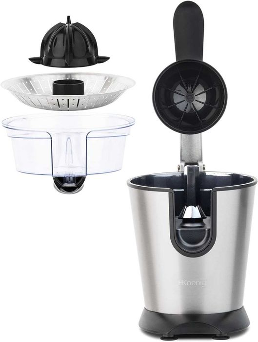 Máquina de Sumos Espremedor 300W Aço Inoxidável NOVO