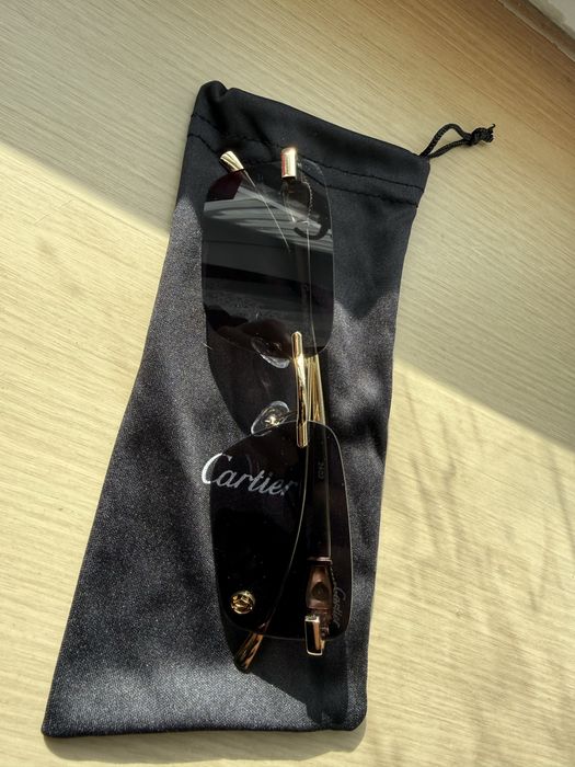 Okulary Cartier ciemne NOWE