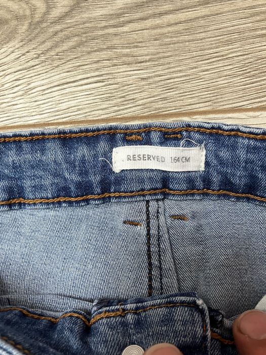 Spodnie rozm 164 slim reserved, h&m stan idealny