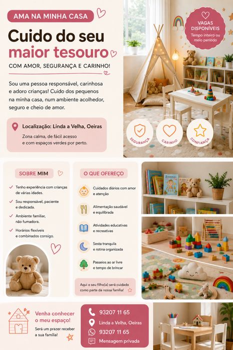 Cuido do seu filho com carinho e dedicação – Linda-a-Velha (Oeiras)