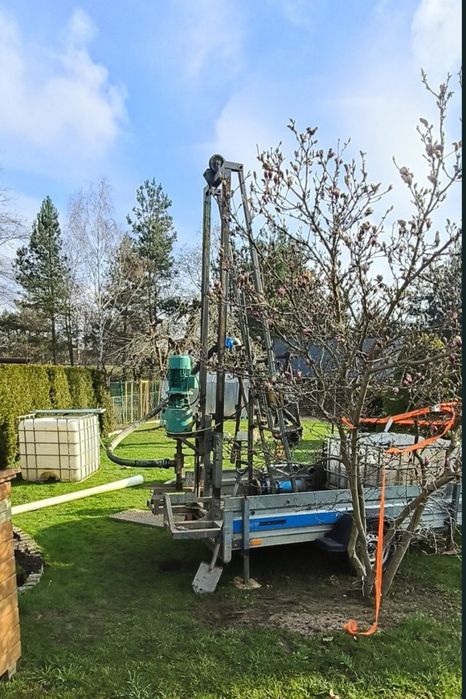 Wiercenie studni studnia głębinowa