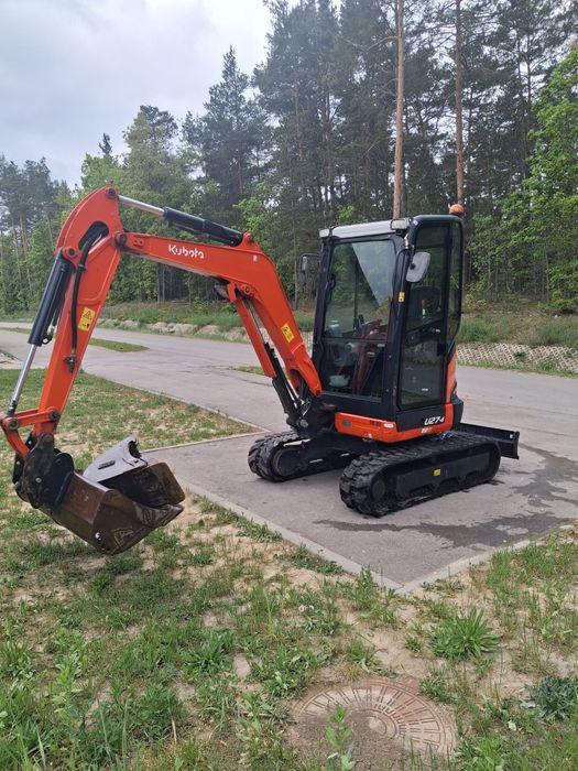 Minikoparka gąsiennicowa KUBOTA U27-4, rok 2019