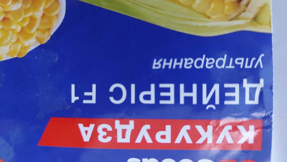 Кукурудза суперсолодка ультрарання насіння